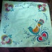 Vintage Bird design Handkerchief