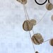 Paper Garland Upcycled, Circle, Spy Thriller Paperback, Wedding, Festive, Cottage Chic