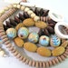 Destash-Assorted wooden beads Group P -- RESERVED for Jose Anne
