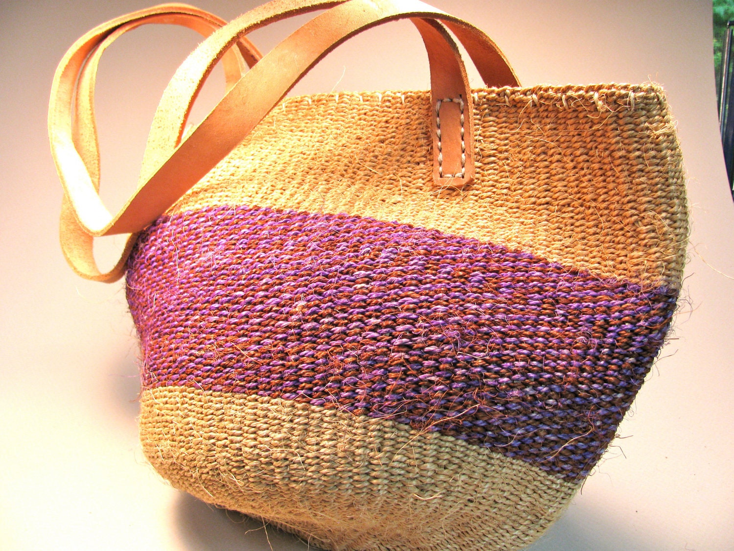 Handwoven Kenya bag