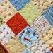 Train & Plane Baby Boy Quilt