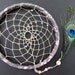 sale Dream Catcher- Blossom dream catcher -Taupe and Pink dream catcher - fabric feather dream catcher