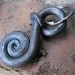 Blacksmith forged Keyring.
