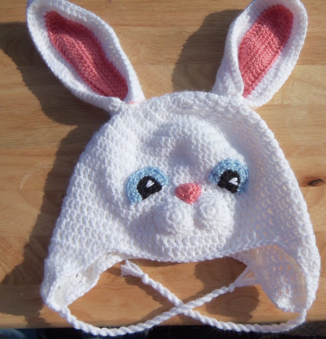 easter bunny earflap hat pattern