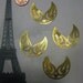 Vintage Laser Lace Brass Filigree Finding (4)