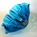 Viking Blue Glass Bowl - unique, vintage, art glass, collectible, mod kitchen, mid-century, aqua