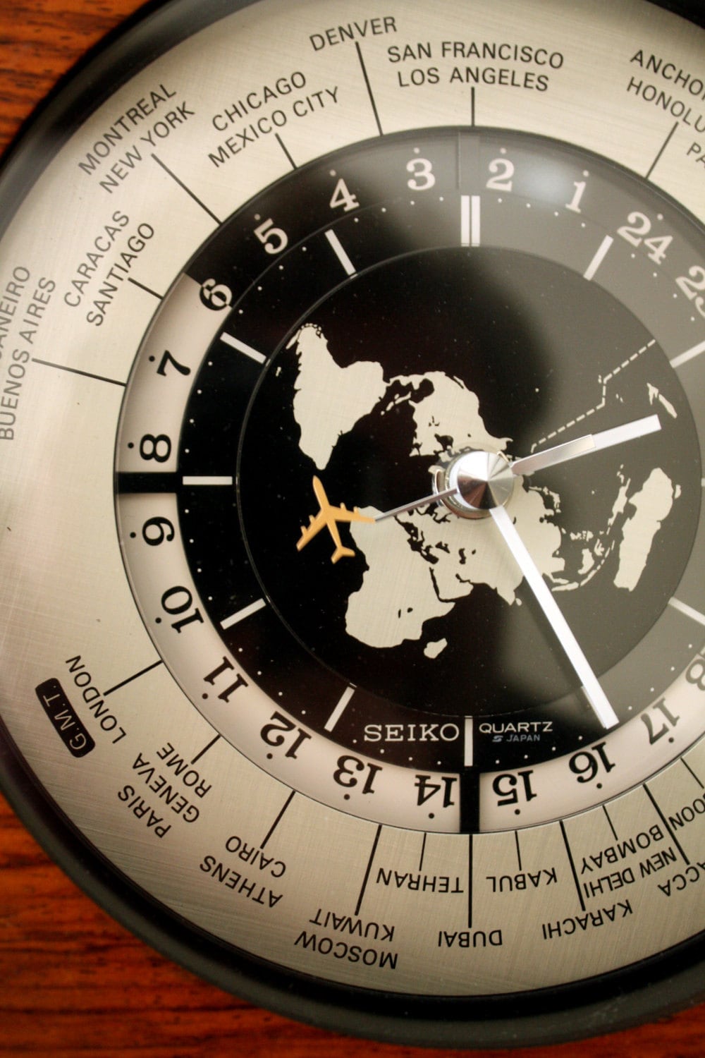 seiko world clock instructions