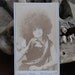 Rare Cabinet Card Real Photo Snake Woman Eisenmann New York 1870 - 1890