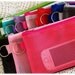 7 Bags SALE Pencil Case / color pencil case / See through - Multi colors - Back to school