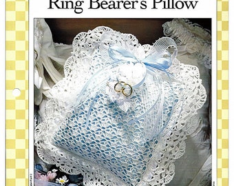 Crochet ring pillow Etsy