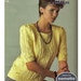Fashion Nomotta Lido Knit Sweater Pattern Leisure Arts 1505