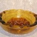 Art Glass Ashtray in Textured Gold