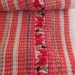 Vintage Hmong Fabric, handmade textiles, hill tribal fabric-from thailand