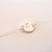 Handmade personalized STERLING SILVER bracelet