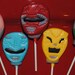 Ninja fighting Rangers Chocolate Lollipops