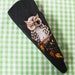 Vintage, Home Decor, Scissor Holder, Hand Painted, Owl.