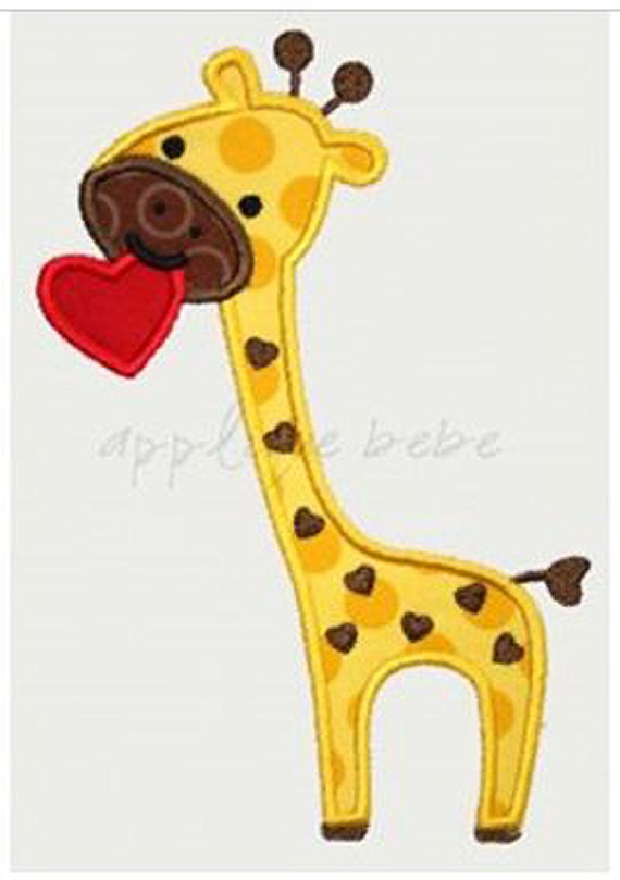 valentines giraffe teddy