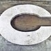 Big White Shabby Chic Rustic Thick Wooden Sign Letter "C" Number 1