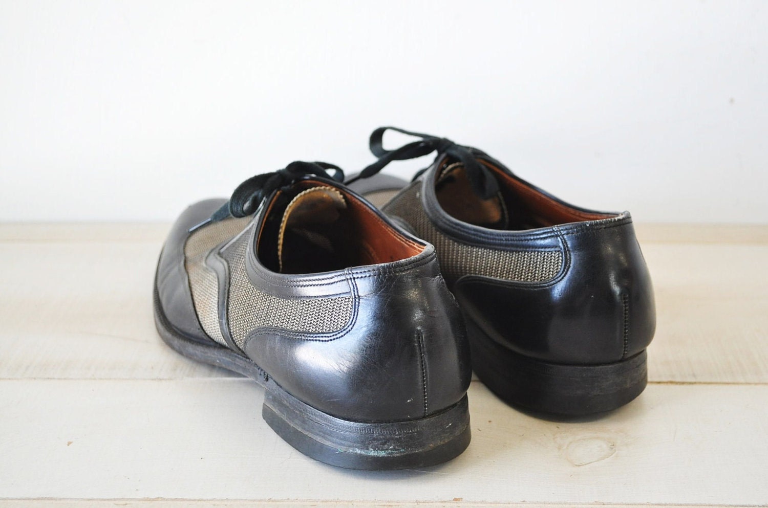 vintage 1940s to 1950s ventilated spectator shoesmans or