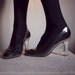 free ship.LANVIN -WoW- vintage avant garde transparent peep-toe shoes, size 37