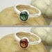 Color Change Garnet Sterling Ring with Polish Finish - Rare and Unique Natural Earth Mined Gemstone