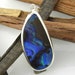 Handmade Boulder Opal 925 Sterling Silver Pendant - hand made - 100% one of a kind