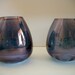 Hand Crafted and Mouth Blown in Poland beautiful vintage Accent pieces or small Vases.