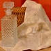 Depression Glass Decanter - Clear Pressed Glass Decanter
