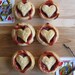 The Queen of Hearts Stealing Sized Strawberry Tarts- Dozen