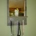 Barnwood Mirrored Shelf