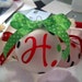 Adorable Monogrammed Ornament