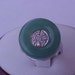Antique Unique Art Deco 14k WG Genuine Huge Jade & Diamonds Ring,1950s