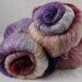 Fiber Batts for spinning - Plum tart ( 3.7 oz.)