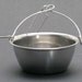 a french stainless steel tea strainer