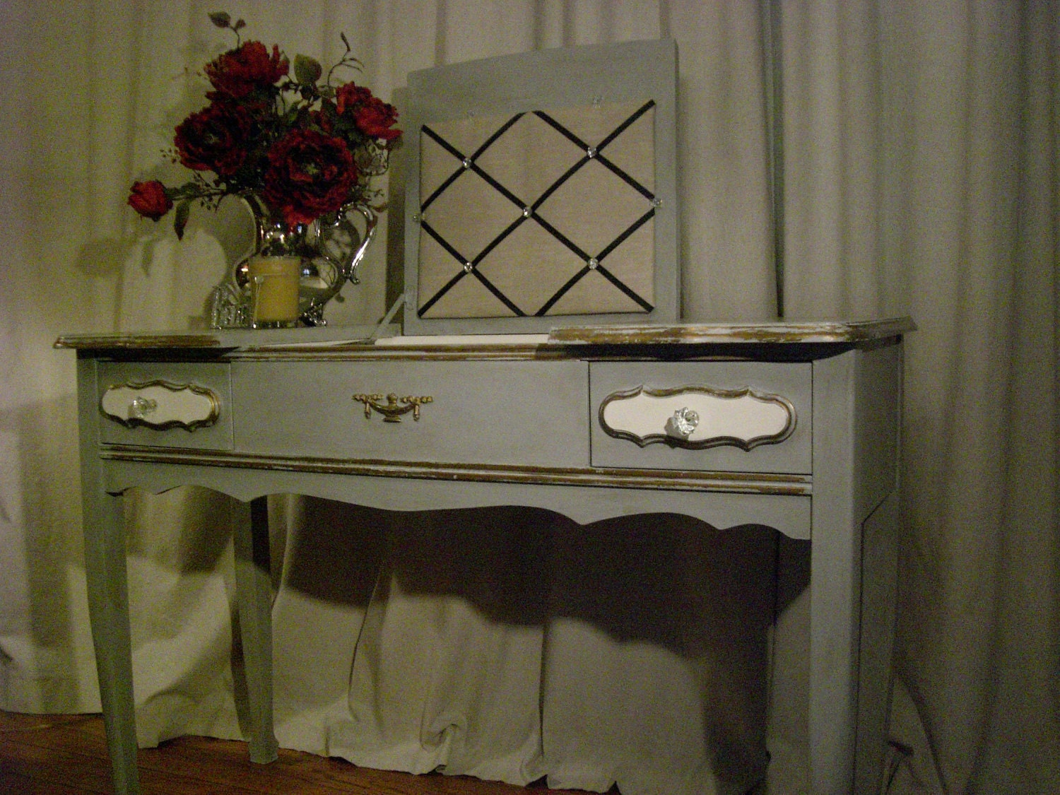 Elegant French Provincial Writing Desk by ChezAmie on Etsy