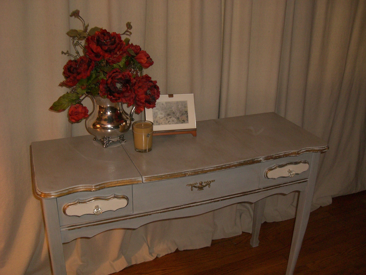 Elegant French Provincial Writing Desk by ChezAmie on Etsy