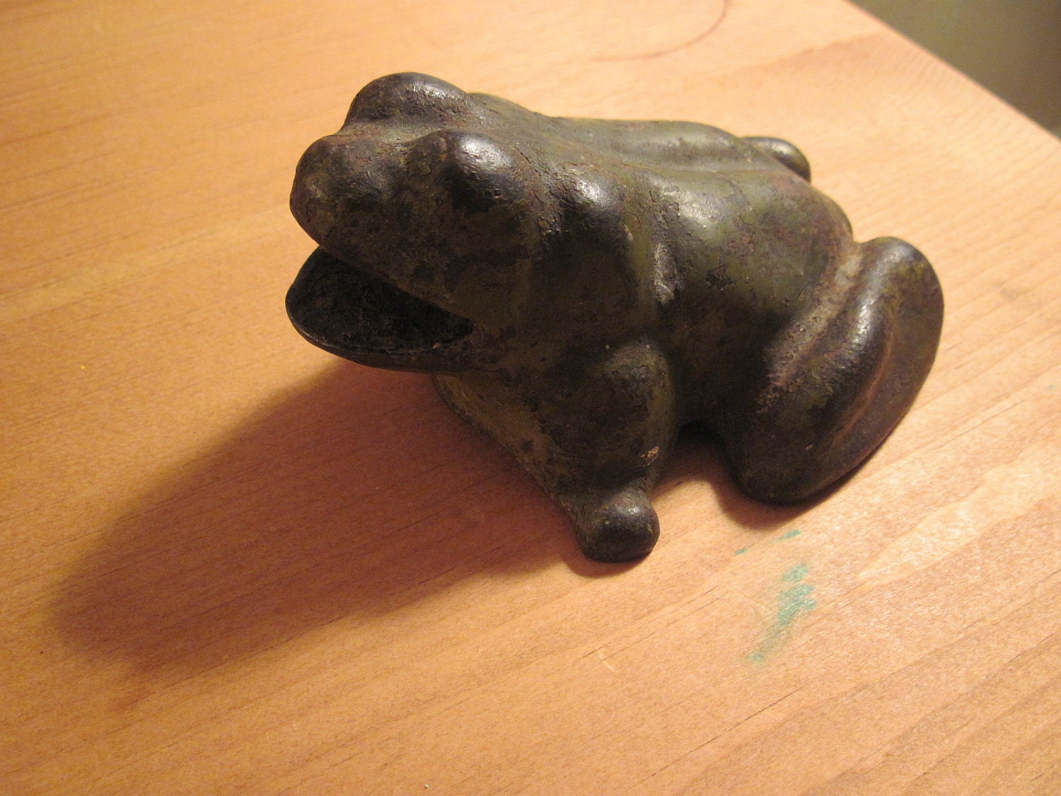 Antique Cast Iron Frog Vintage Door Stop