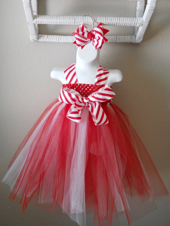 Items similar to Candy Cane Tutu Dreess on Etsy