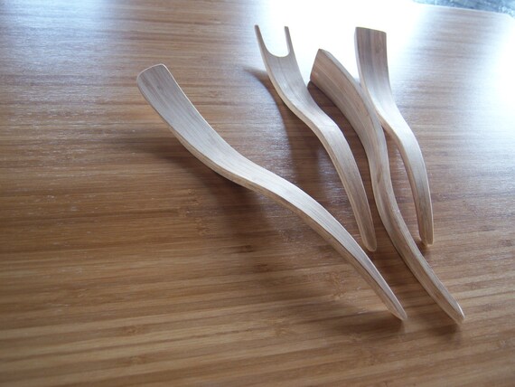 Items Similar To Contemporary Bamboo Kitchen Utensils On Etsy   Il 570xN.273433404 