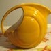 Vintage Hall china Streamline Jug or Pitcher in Warm Yellow