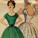 Vintage Simplicity Sewing Pattern 4637 - 1950s Full Skirt Dress - Complete