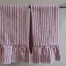 Ruffled Red Ticking Dish Towels Hand Towels Set of 2
