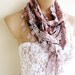 NEW LISTING Natural Cotton Scarf Adorned Fringed Guipure Scarf,Bandana,Headband,Elegant 2013 fashion