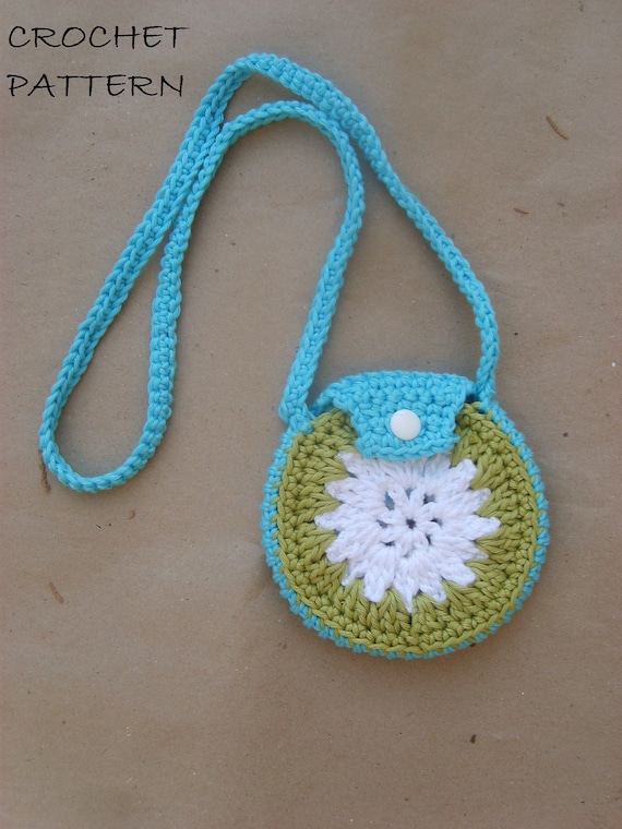 crocheted coin purse PATTERN PDF-FILE