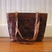 RESERVED Large Vintage Woven Leather Tote Bag