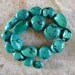 Genuine Turquoise Beads Oval One Strand