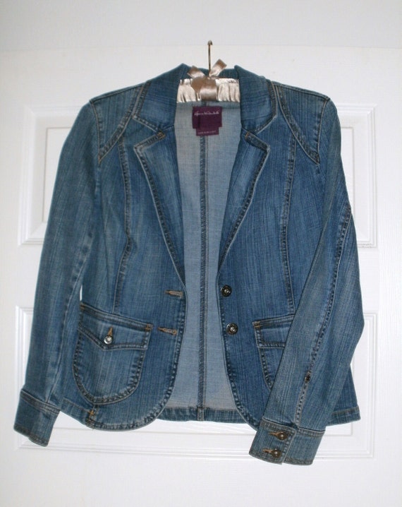 Denim Jacket Vintage Gloria Vanderbilt 1970's Jeans