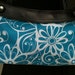 Thirty One Purse Cover - Bright BLue Ditsy Daisy