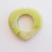 Lemon Jasper Donut Heart Pendant Bead Gemstone STR241