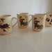 Norman Rockwell Mugs Set of 4 . A Boy and His Dog